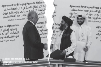 The peace deal between the U.S. and the Taliban was signed in Doha, Qatar. (Aljazeera.com)