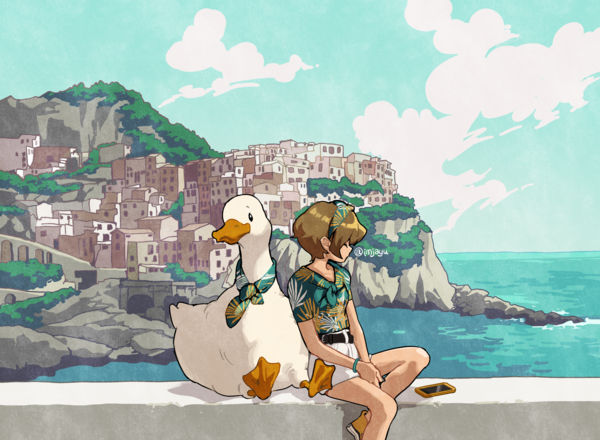 자유 작가님의 개인 작업 그림들