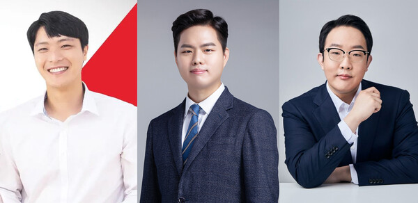 City Councilor candidate, Lee Jun-Ho (2nd District of Geumjeong-gu) of the People Power Party, Yu Yeong-Hyeon (Saha-gu "Na" District) of the Democratic Party, and Seo Dong-Uk (Suyeong-gu "Ra" District) of the Justice Party.