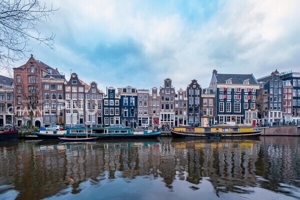 네덜란드 암스테르담의 운하. [출처: Adobe stock]