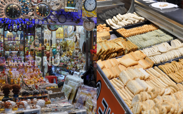From left, a general store in Bupyeong Kkangtong Market, a fish cake stand. [Lee Soo-Hyun, Reporter]