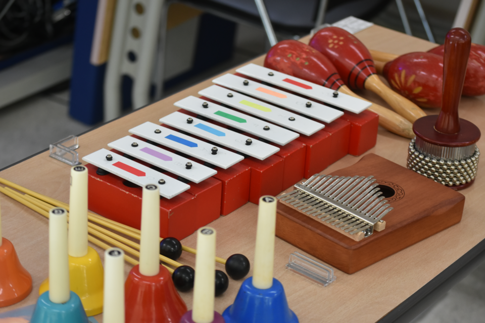 A musical instrument used in the "Soma Meet with Music" class held on September 13th is placed. [Oh Jeong-Rin, Reporter]
