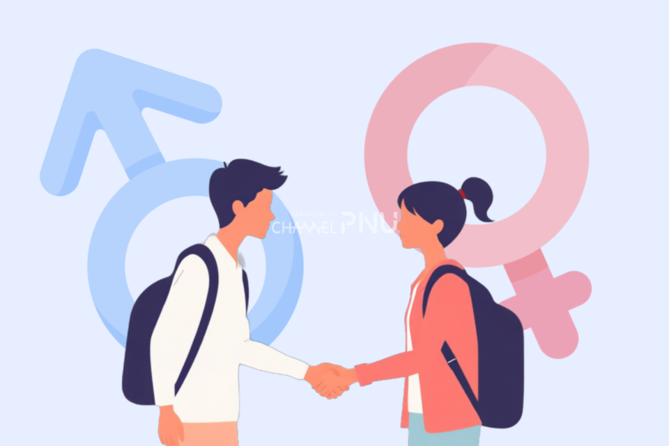 학생 사회 속 젠더 인식이 점차 변화한다고 답하는 청년들. (c) 정수빈 기자