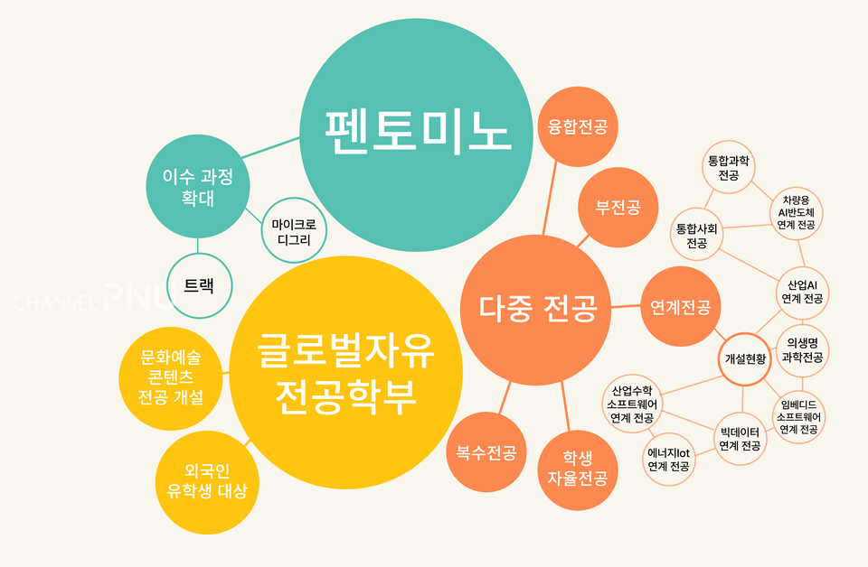 우리 대학 '2025 교육과정' 현황. (c)박건희 기자