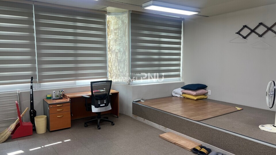 지난 2월 14일 정학관 2층 휴게공간. [이보영 기자]