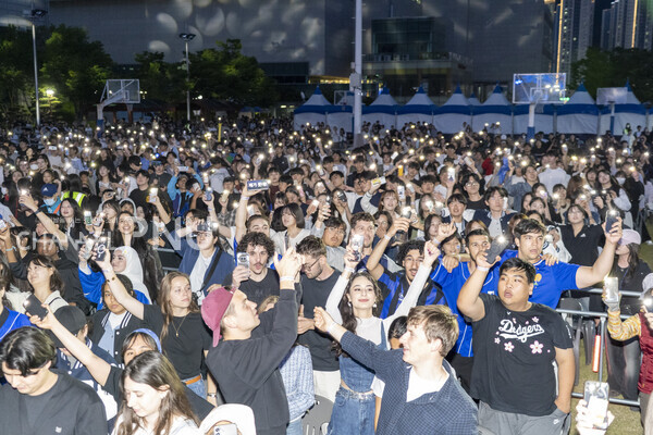 지난 5월 29일 우리 대학 학생들이 어우러져 대동제를 즐기고 있다. [임현규 전문기자]