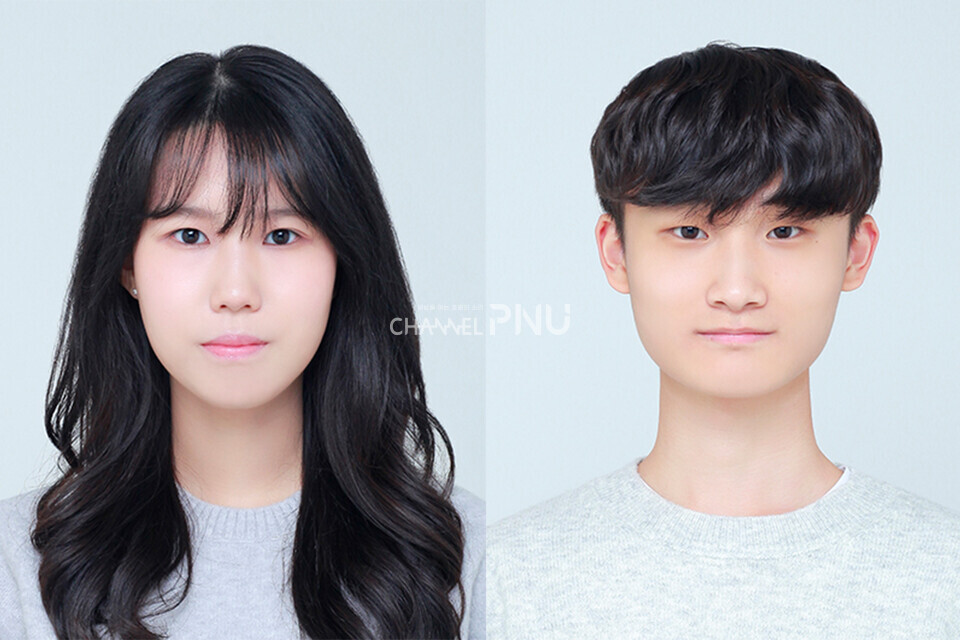  2026년 동아리 연합회 학생회장에 출마한 단독 선본 ‘동아리나라’다. 사진 속 인물은 각각 정후보 윤은주(공공정책학, 24)후보와 부후보 임영재(항공우주공학, 25)후보다. [후보자 제공] 